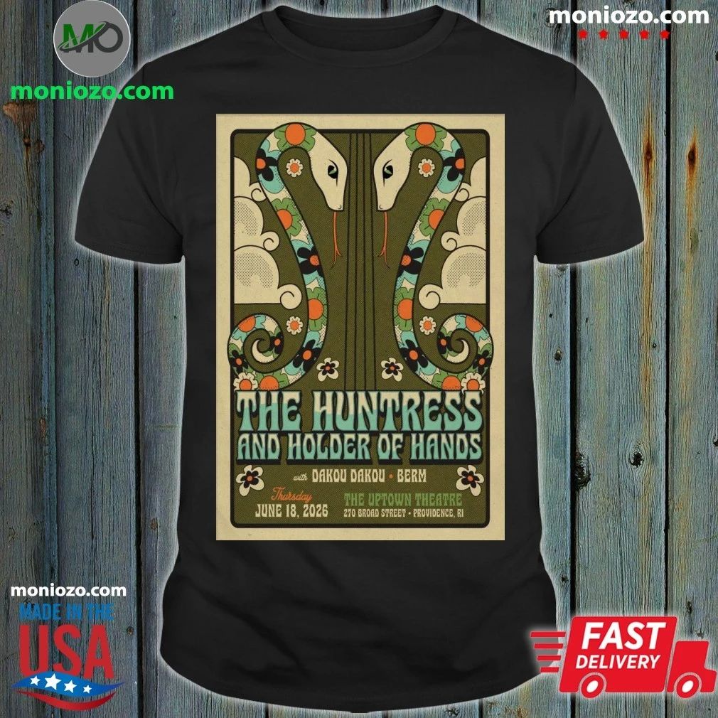 Original The Huntress And Holder Of Hands In Providence RI On June 18 2026 Poster Shirt