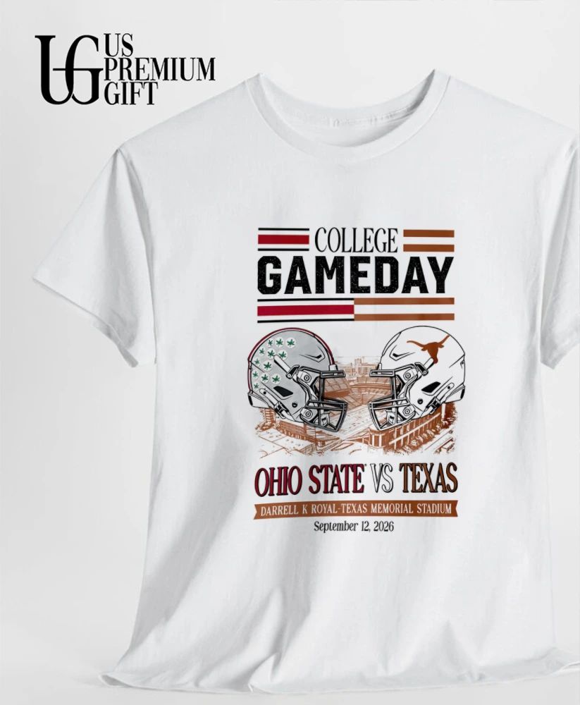 Ohio State vs Texas Longhorns College Gameday Darrell K Royal Texas Memorial Stadium 2026 shirt