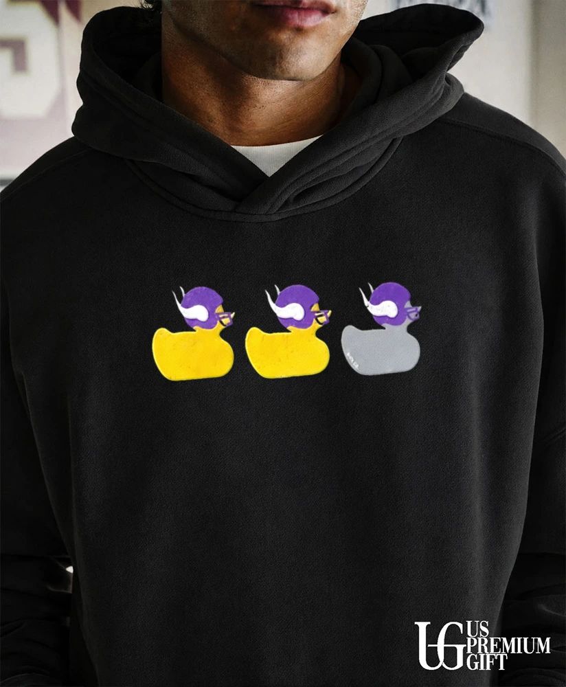 Duck Duck Gray Duck Minnesota Vikings helmet shirt