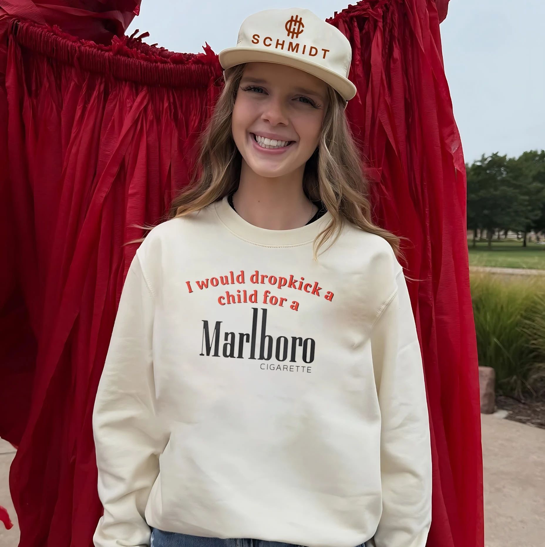 I Would Dropkick a Child for a Marlboro Cigarette Gen Z shirt