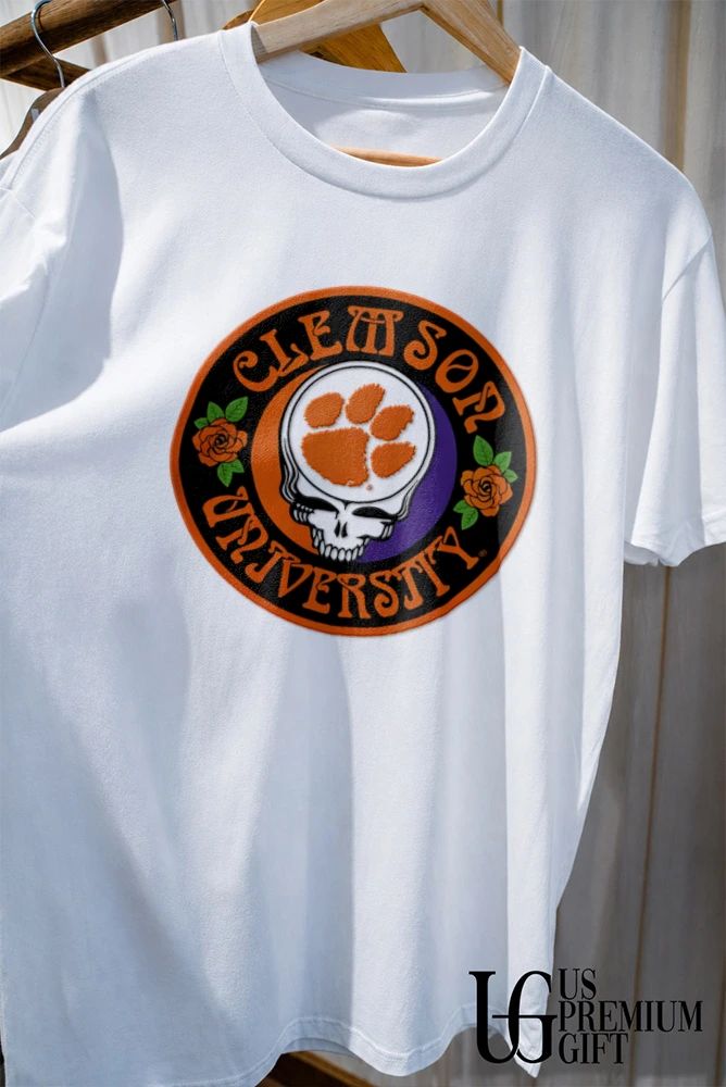 Clemson Tigers Grateful Dead Run For The Roses 2026 logo shirt