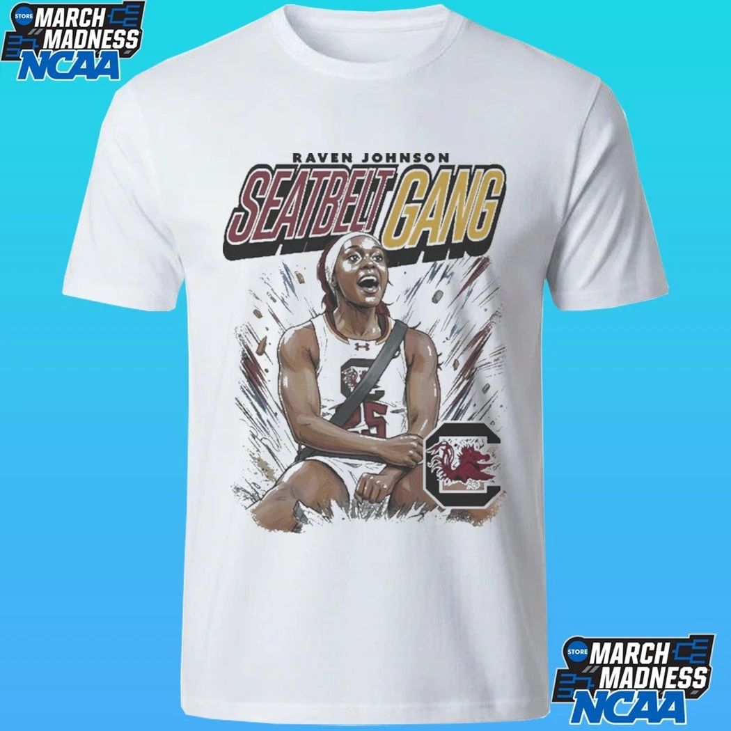 Raven Johnson Seatbelt Gang South Carolina Gamecocks Women’s Basketball Shirt