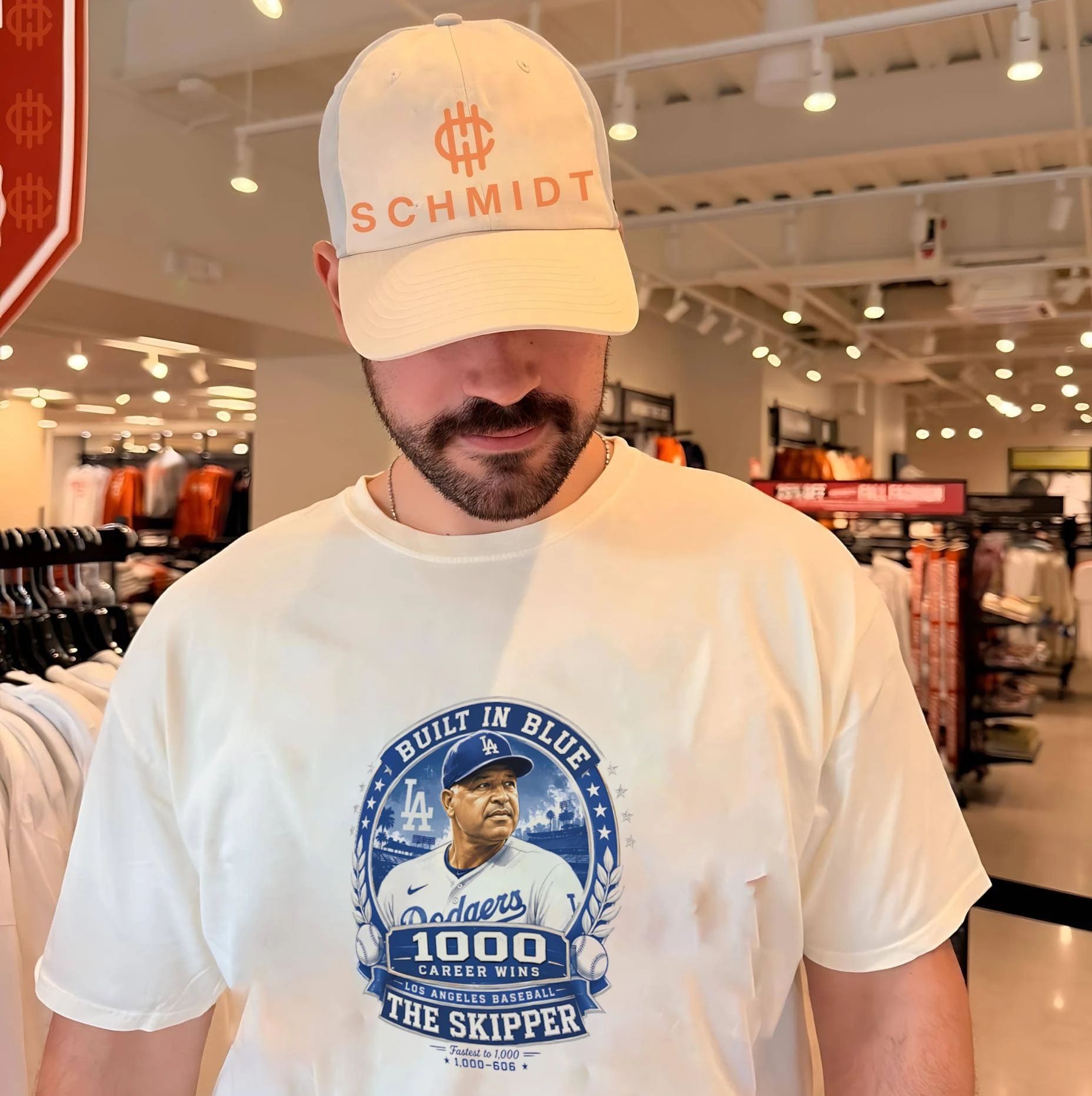 Dave Roberts Los Angeles Dodgers 1000 Career Wins The Skipper shirt