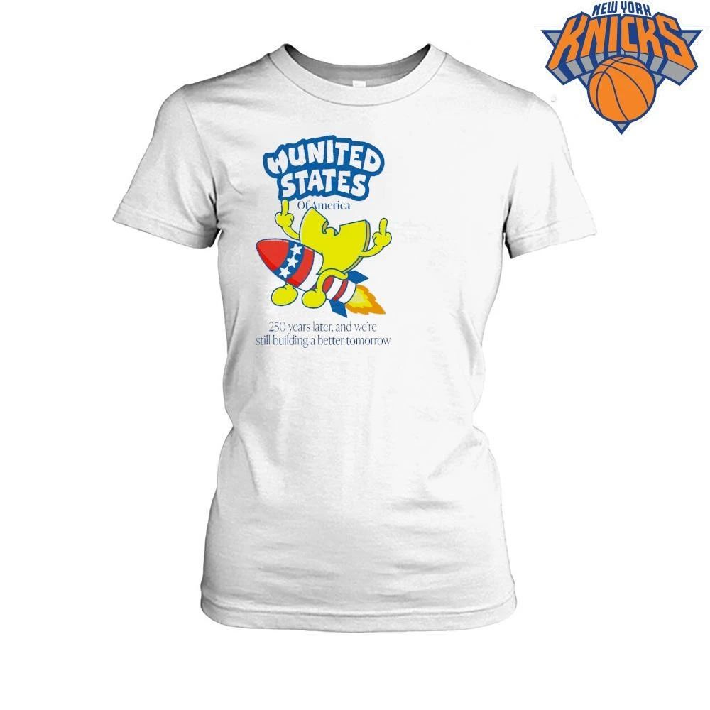 Wu Tang Clan United States Of America 250 Years Later Building A Better Tomorrow Rocket Graphic Shirt