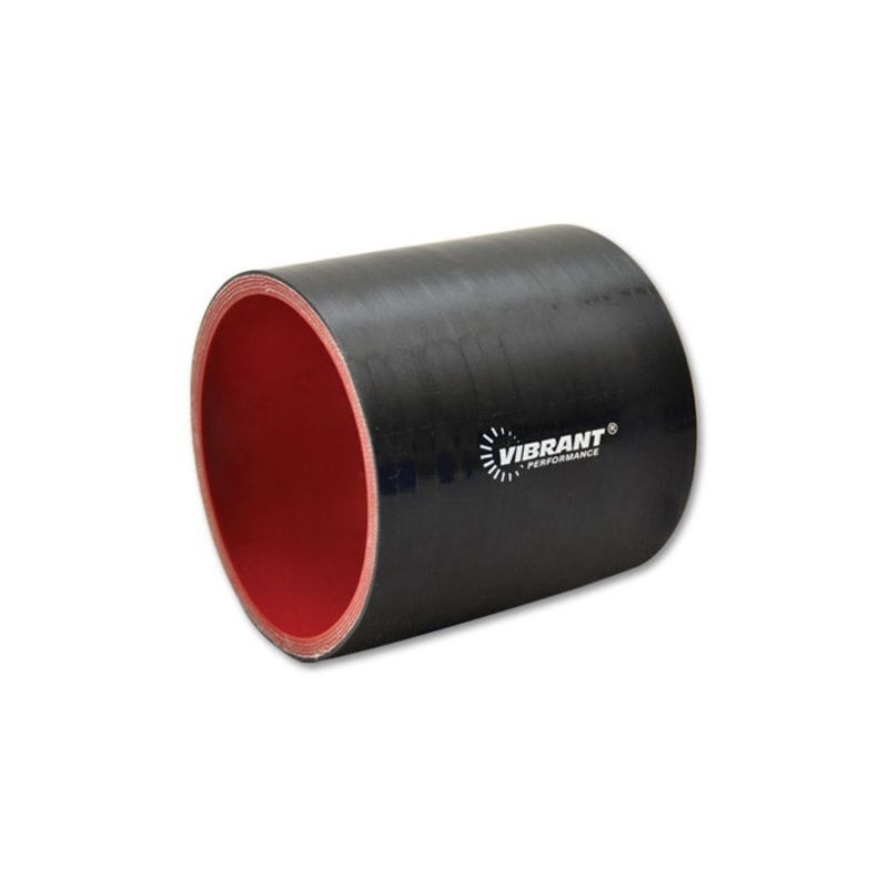 Vibrant Performance Straight Hose Coupler, 3.00″ I.D. x 3.00″ Long Black