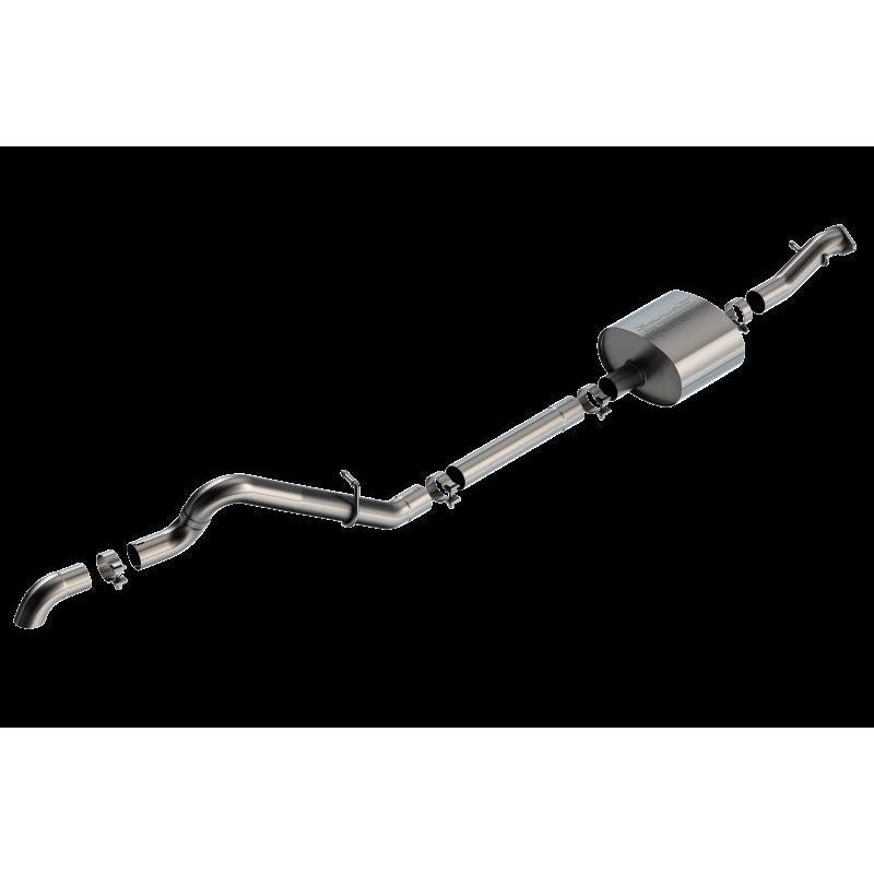 Borla 21-22 Ford Bronco 2.7L 2DR/4DR T-304 Stainless Steel Cat-Back S-Type Exhaust – Brushed
