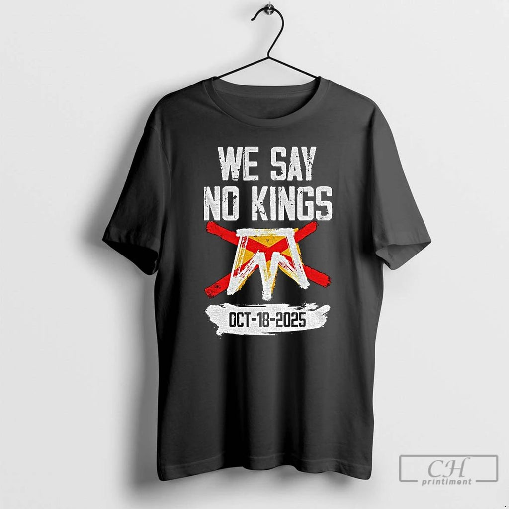 No Kings In America 18 October 2025 Anti Trump T Shirts