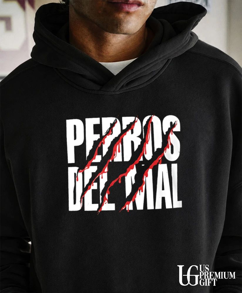 Lucha Libre wearing Perros del Mal shirt