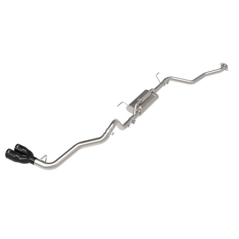 aFe 24-25 Toyota Tacoma L4-2.4L (t) Vulcan Series 2.5in to 3in Cat-Back w/ Black Tip