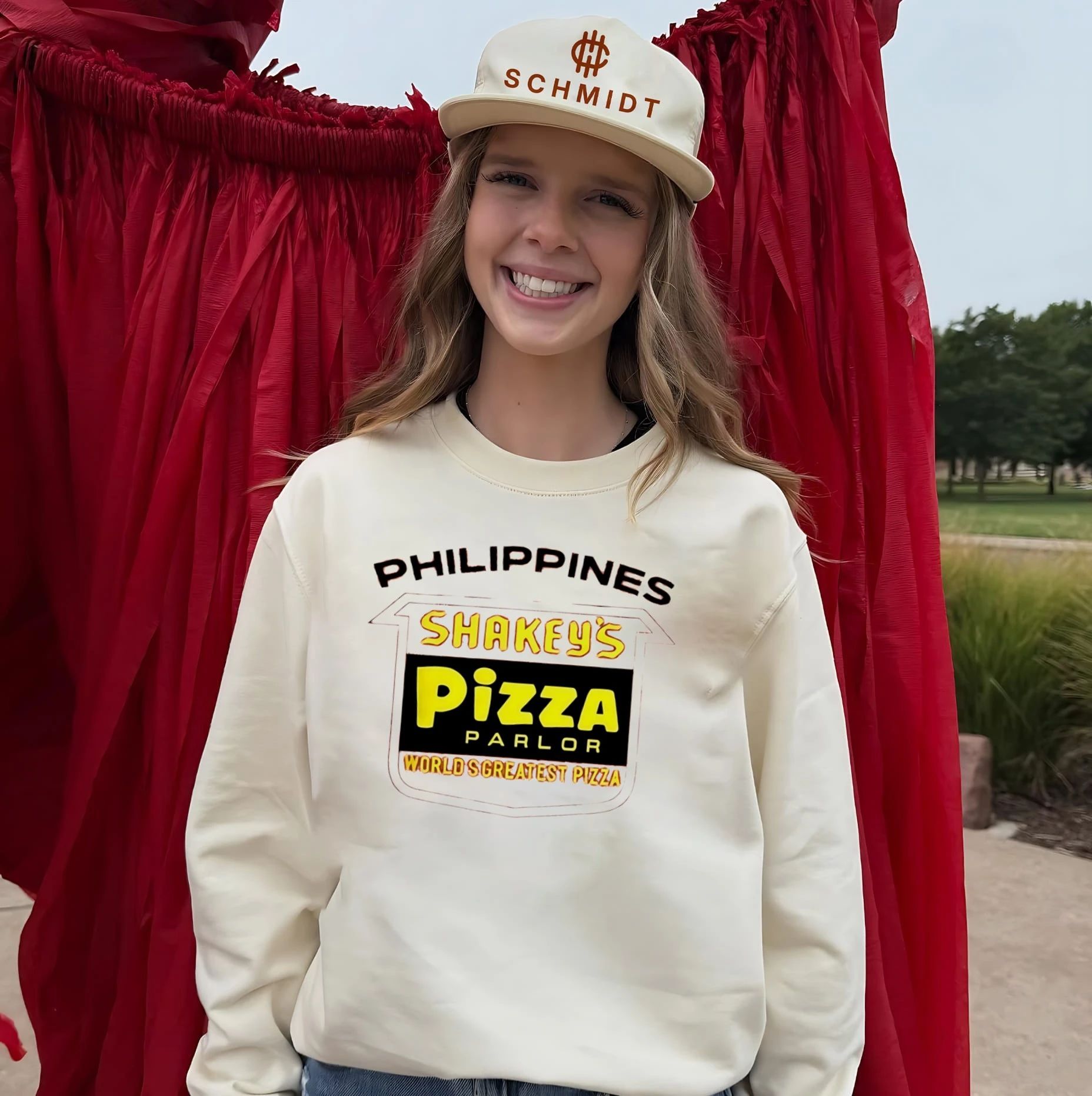 Lynda Carter Philippines Shakey’s Pizza Parlor Shirt