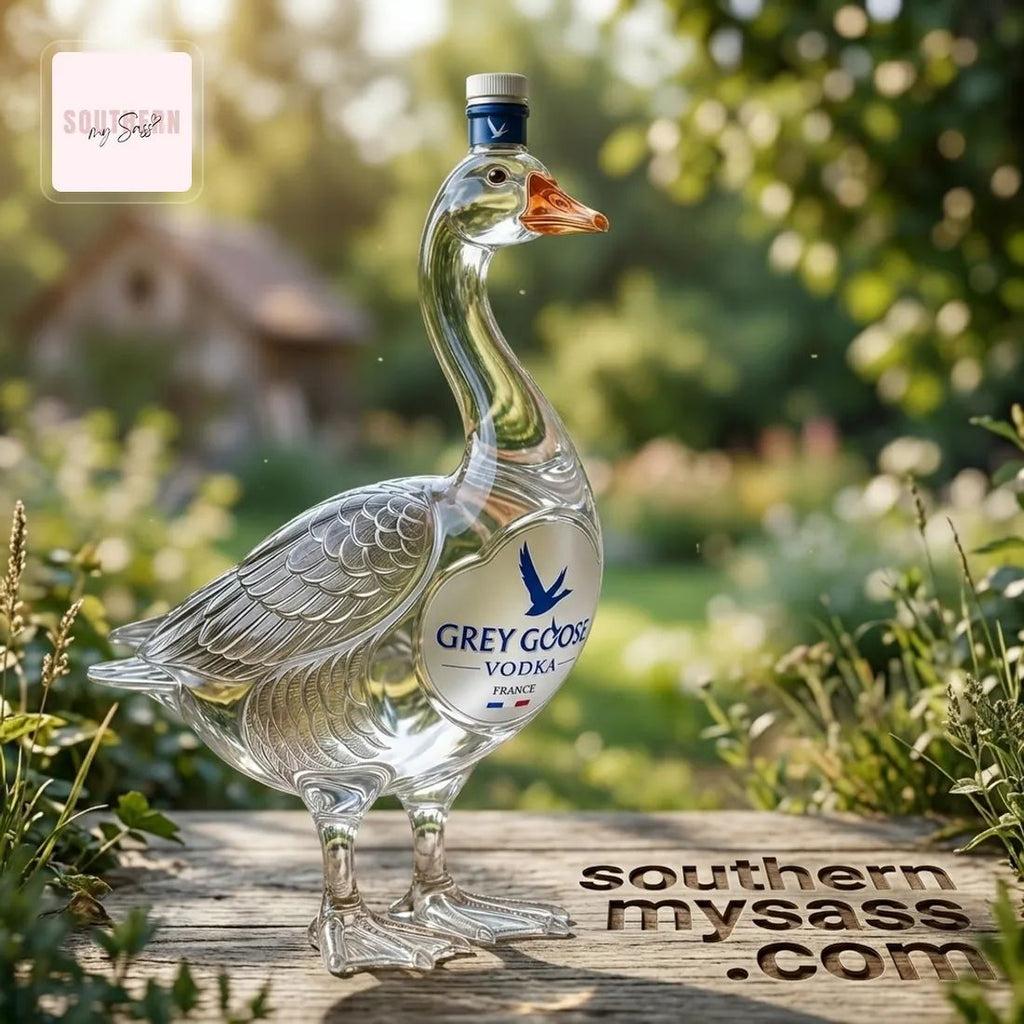 Grey Goose Vodka Premium Whiskey Bottle