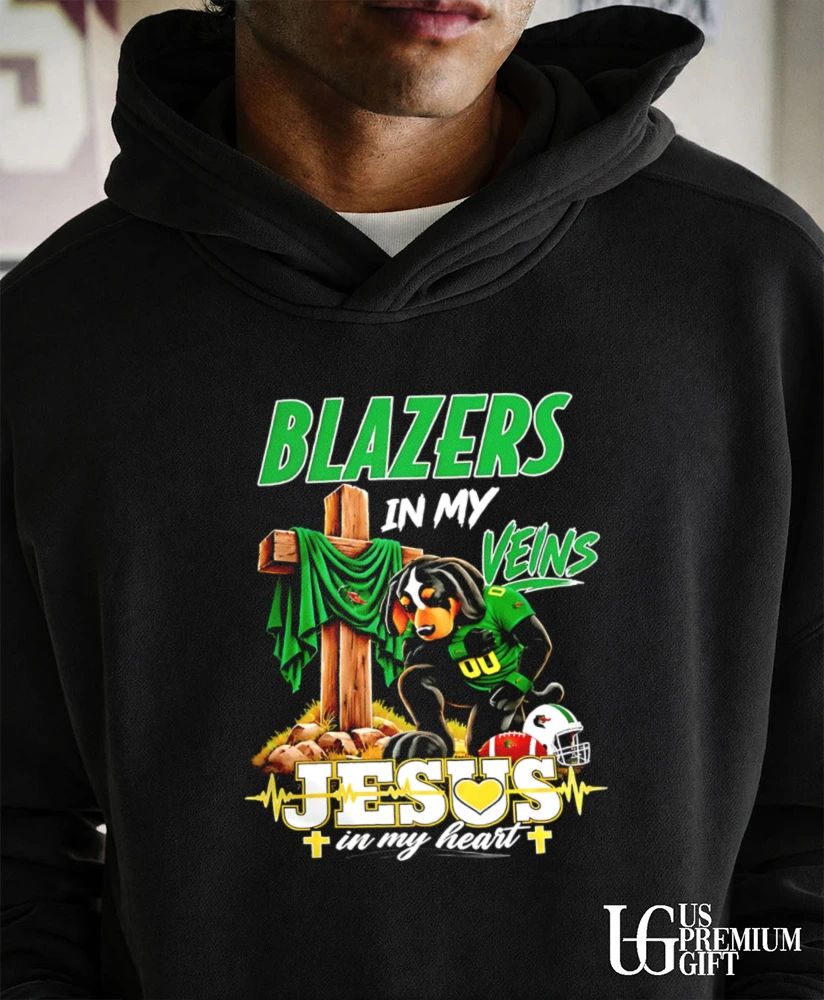 UAB Blazers Dog In My Veins Jesus In My Heart Faith Football mascot shirt