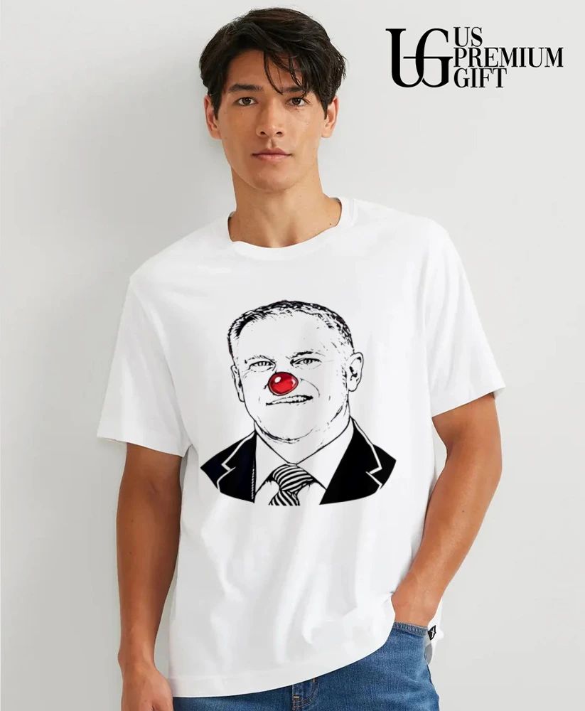 Hunter Yurachek clown portrait shirt