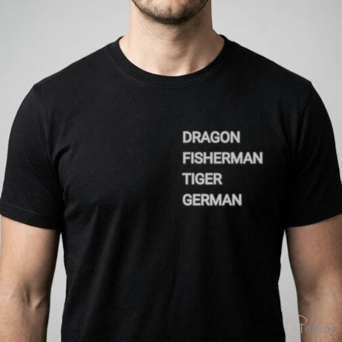 DRAGON FISHERMAN TIGER GERMAN T-Shirt