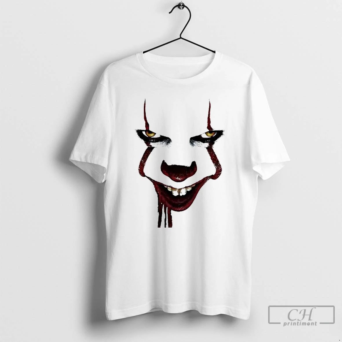 Classic It Face Graphic Halloween T Shirts Hoodie Longsleeve