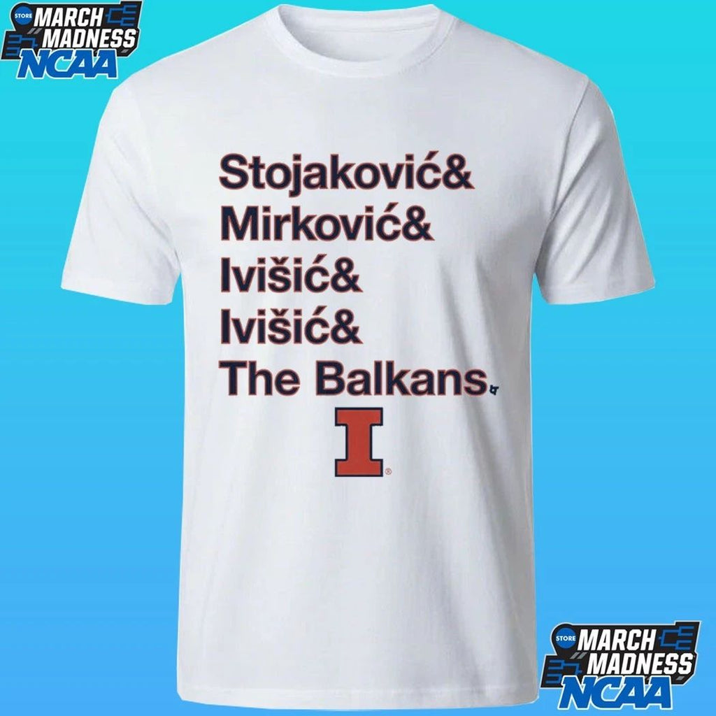 Illinois Basketball The Balkan Bloc Shirt