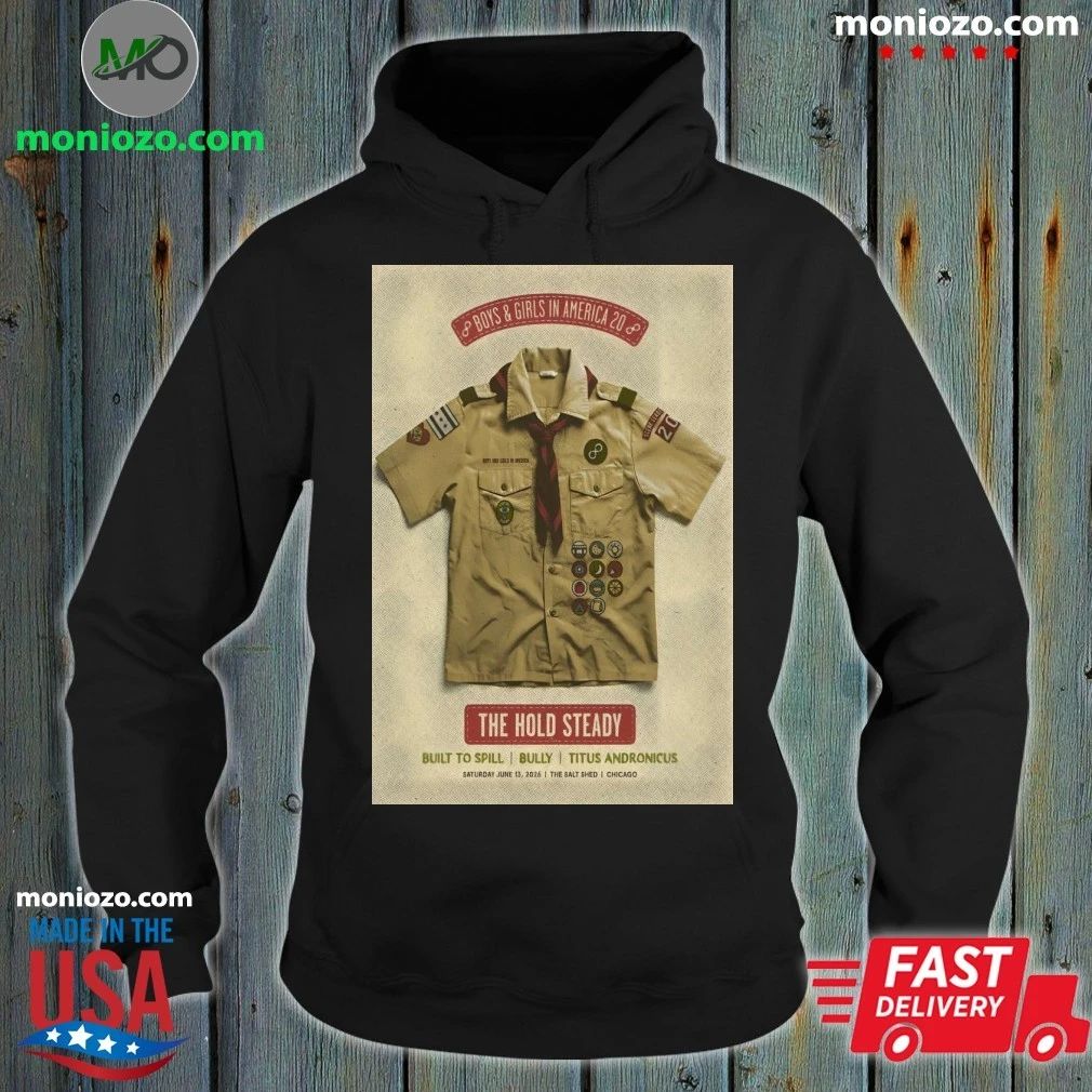 Original The Hold Steady Jun 13 2026 The Salt Shed in Chicago IL Poster T-Shirt