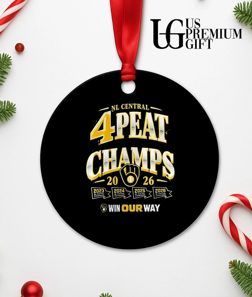 4 Peat NL Central Milwaukee Brewers Win Our Way Division Champions 2026 shirt