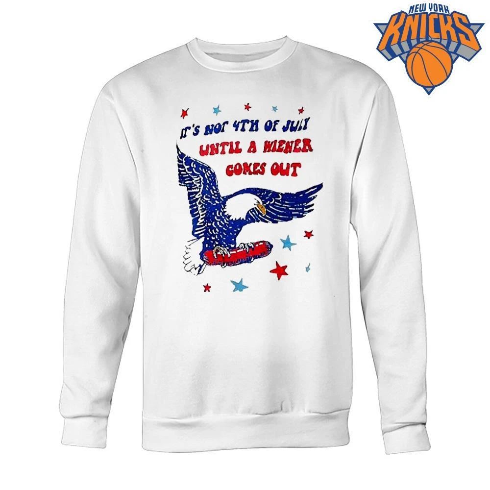 It’s Not 4th of July Until a Wiener Comes Out Bald Eagle shirt