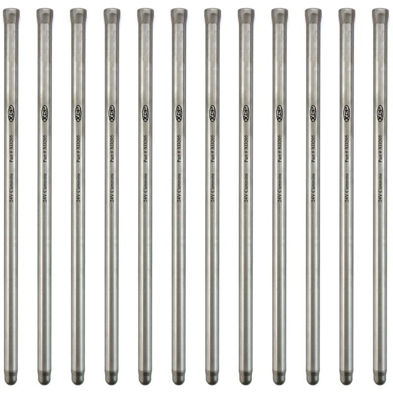 Competition and Race Performance Pushrods (7/16 Inch) 1998.5-2018 Dodge 5.9L/6.7L Cummins XD205 XDP