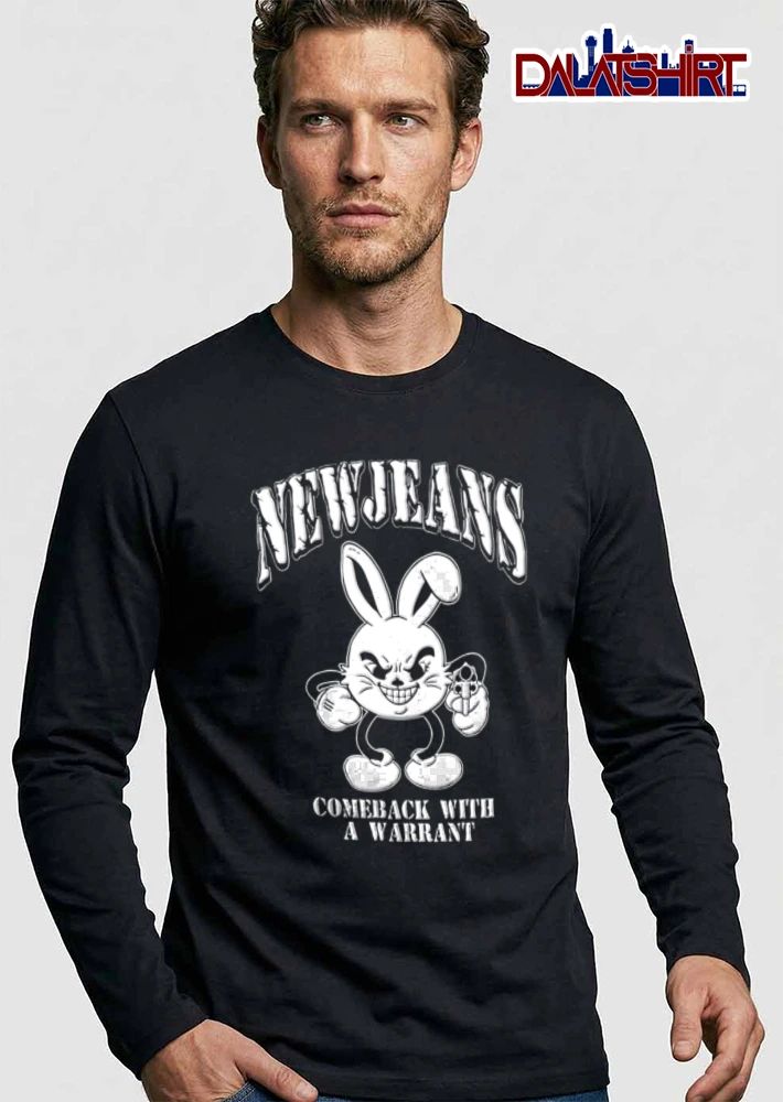 Newjeans Comeback With A Warrant cartoon rabbit shirt
