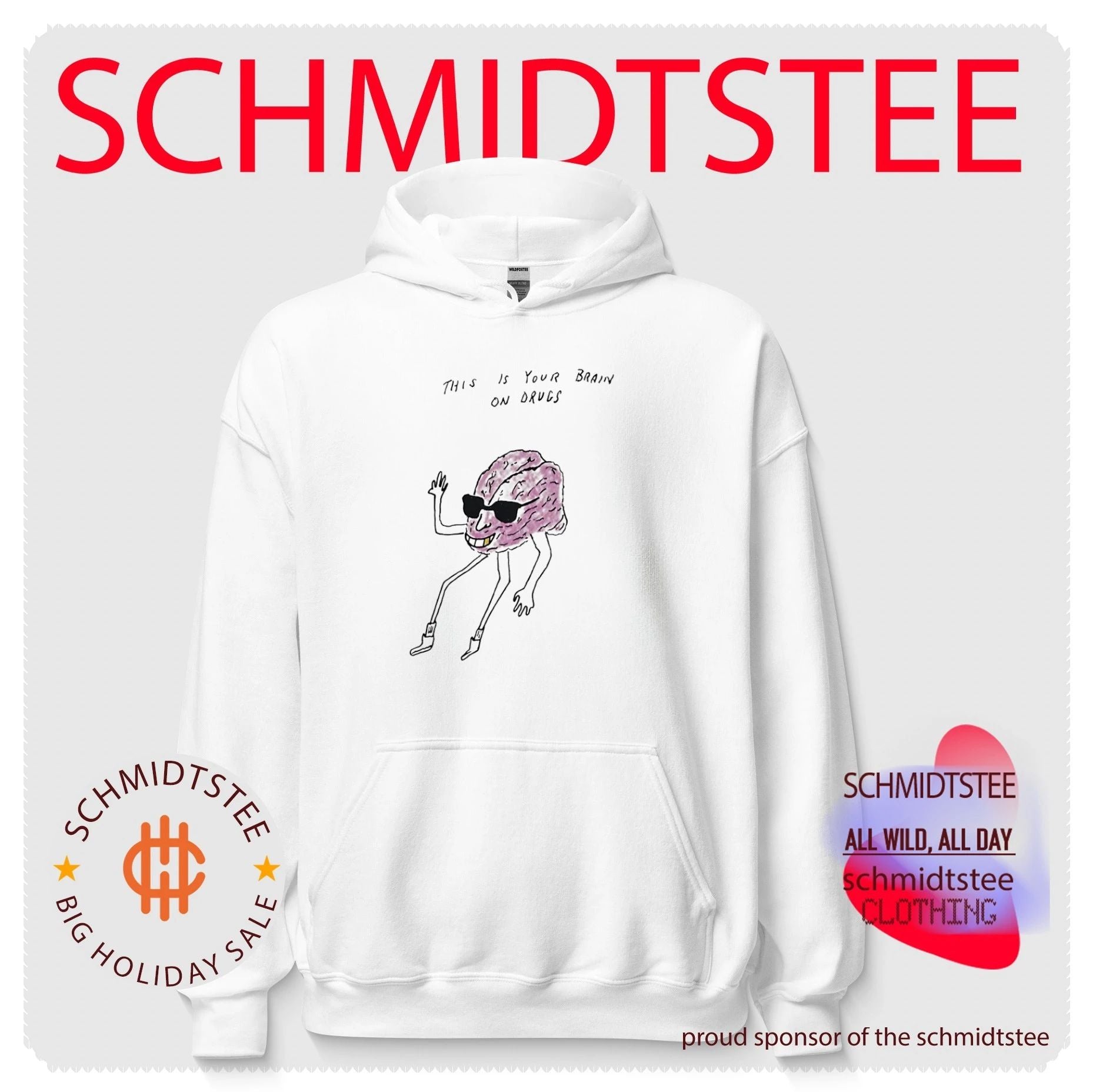 This Is Your Brain on Drugs drug awareness paint shirt