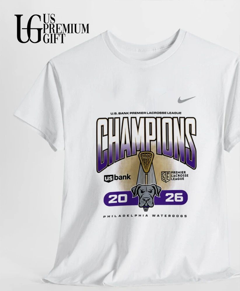 Philadelphia Waterdogs 2026 US Bank Premier Lacrosse League Champions shirt