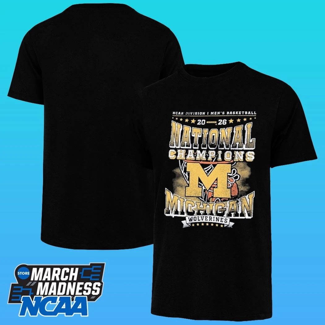 Michigan Wolverines Women’s 2026 Men’s Basketball National Champions Plus Shirt