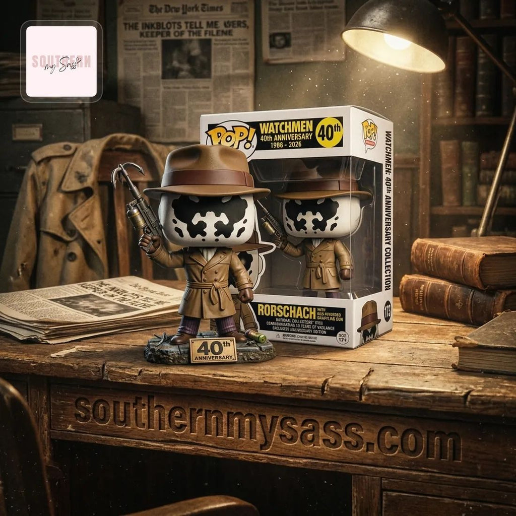 Watchmen Rorschach 40th Anniversary 2026 Collector’s Pop Figure Doll