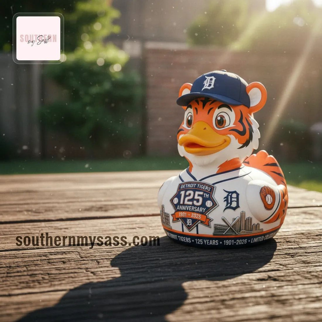 Detroit Tigers 125th Anniversary 1901-2026 Limited Collection Rubber Duck
