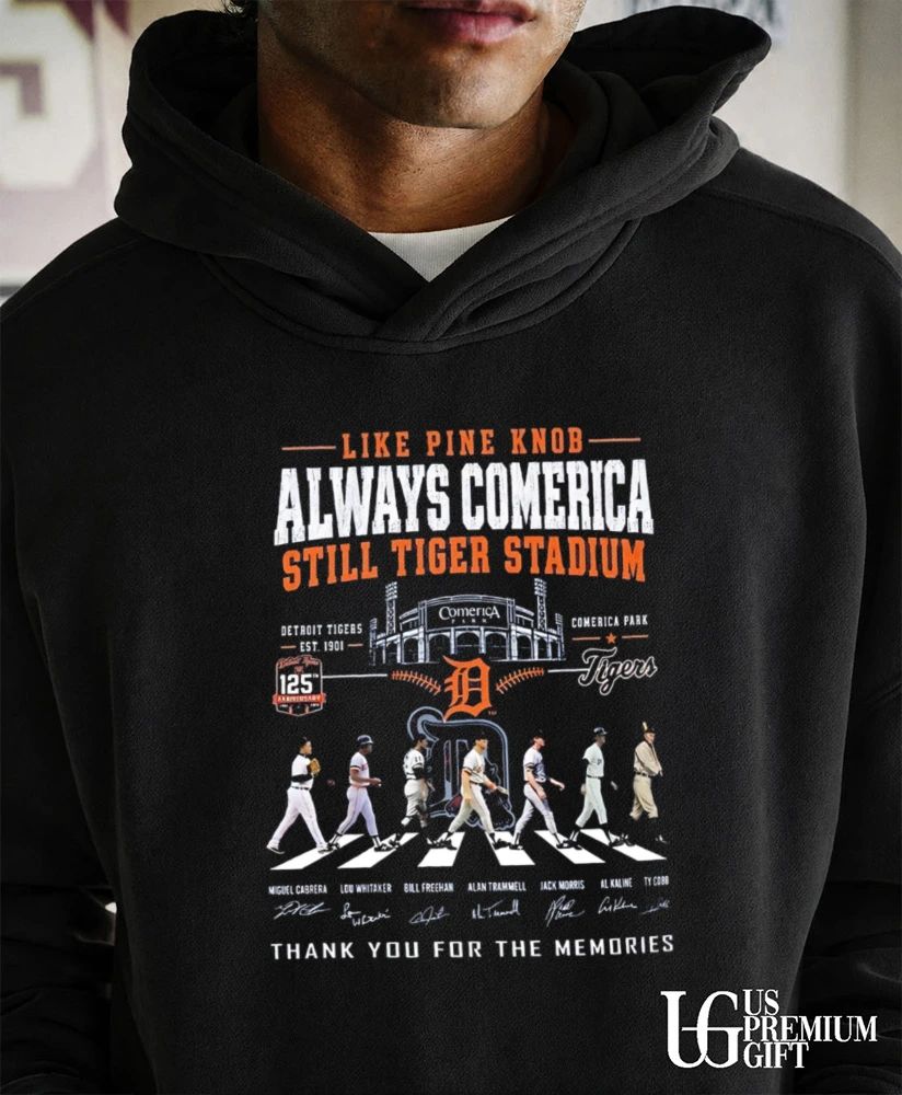 Detroit Tigers Like Pine Knob Always Comerica Still Tiger Stadium Memories signature shirt