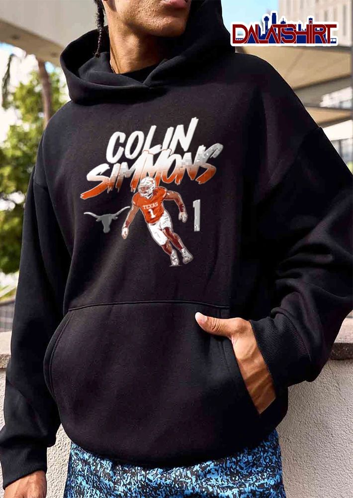 Texas Longhorns Colin Simmons football player running longhorn logo 1 shirt
