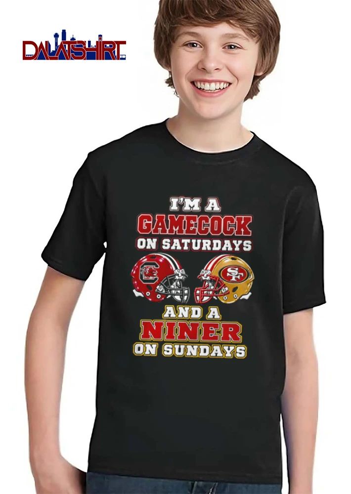 I Am A Gamecock On Saturdays And A Niner On Sundays shirt