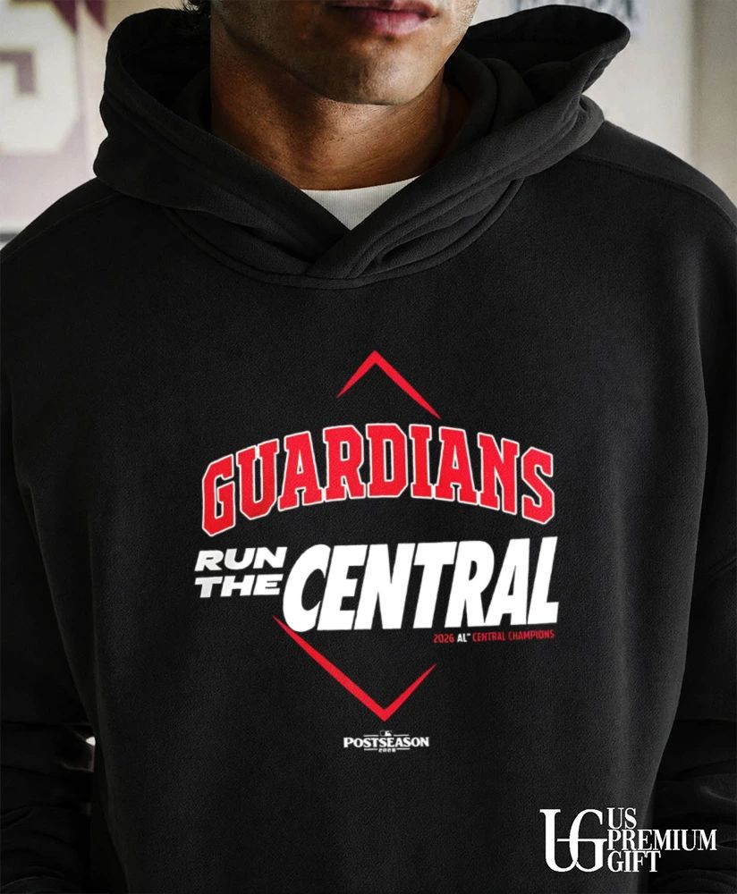 Run The Central Cleveland Guardians 2026 AL Central Division Champions shirt