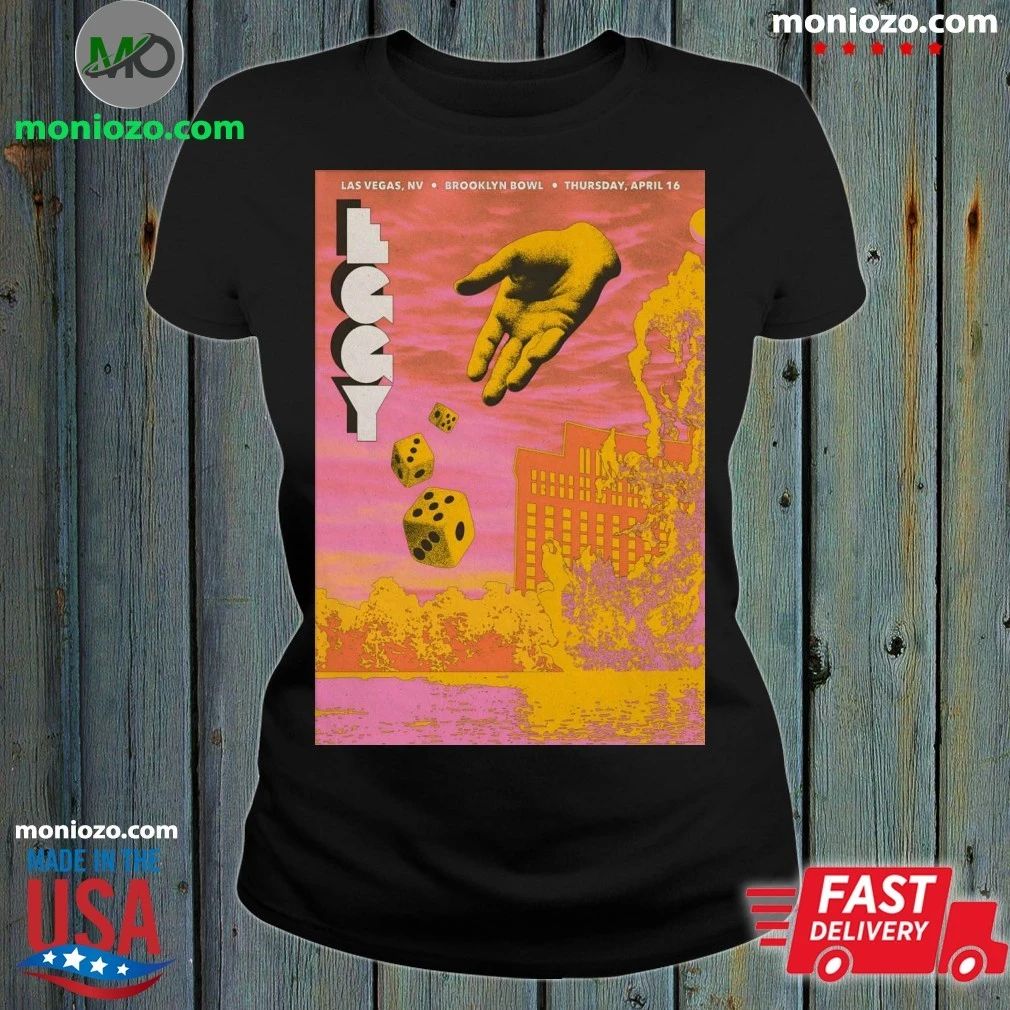 Original Eggy April 16 2026 Brooklyn Bowl Las Vegas Show Poster Shirt
