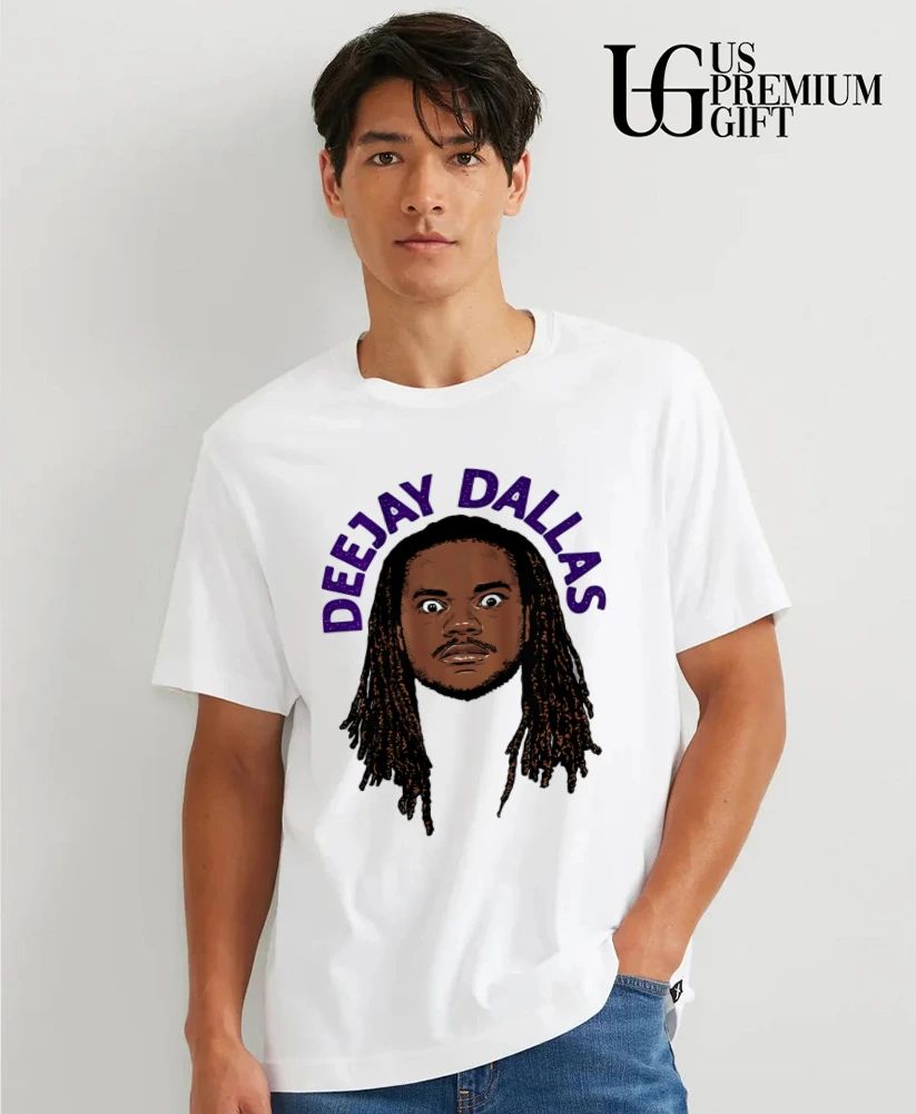 DeeJay Dallas Minnesota Vikings football headshot signature shirt