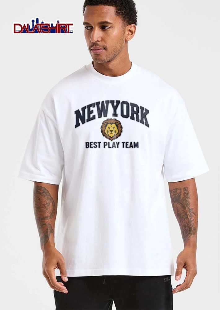 Play Team lion head mascot graphic illustration shirt