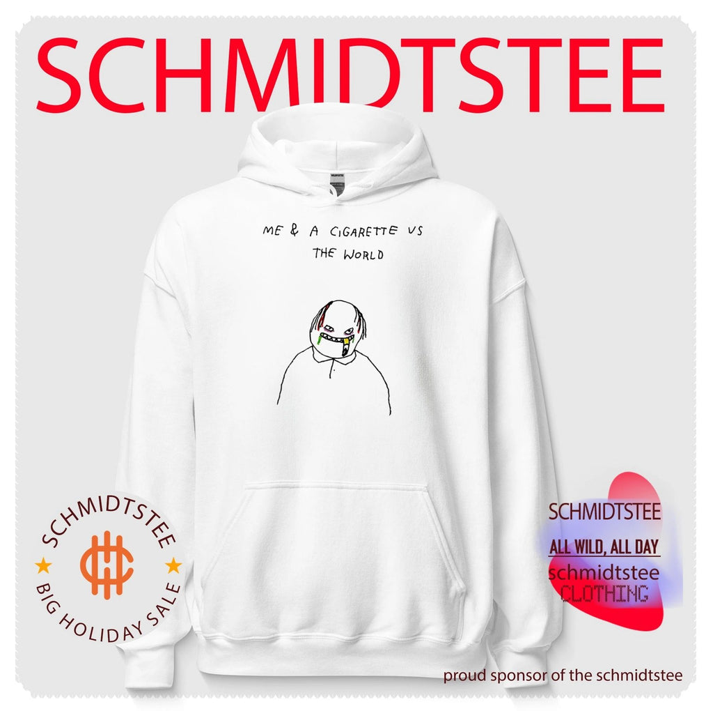 Me & a Cigarette vs the World doodle funny shirt