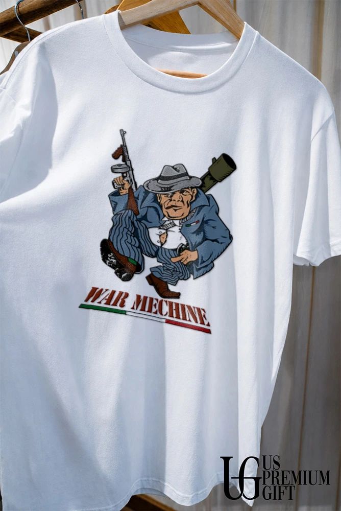 War Mechine Gangster Mobster Mafia Tommy gun shirt