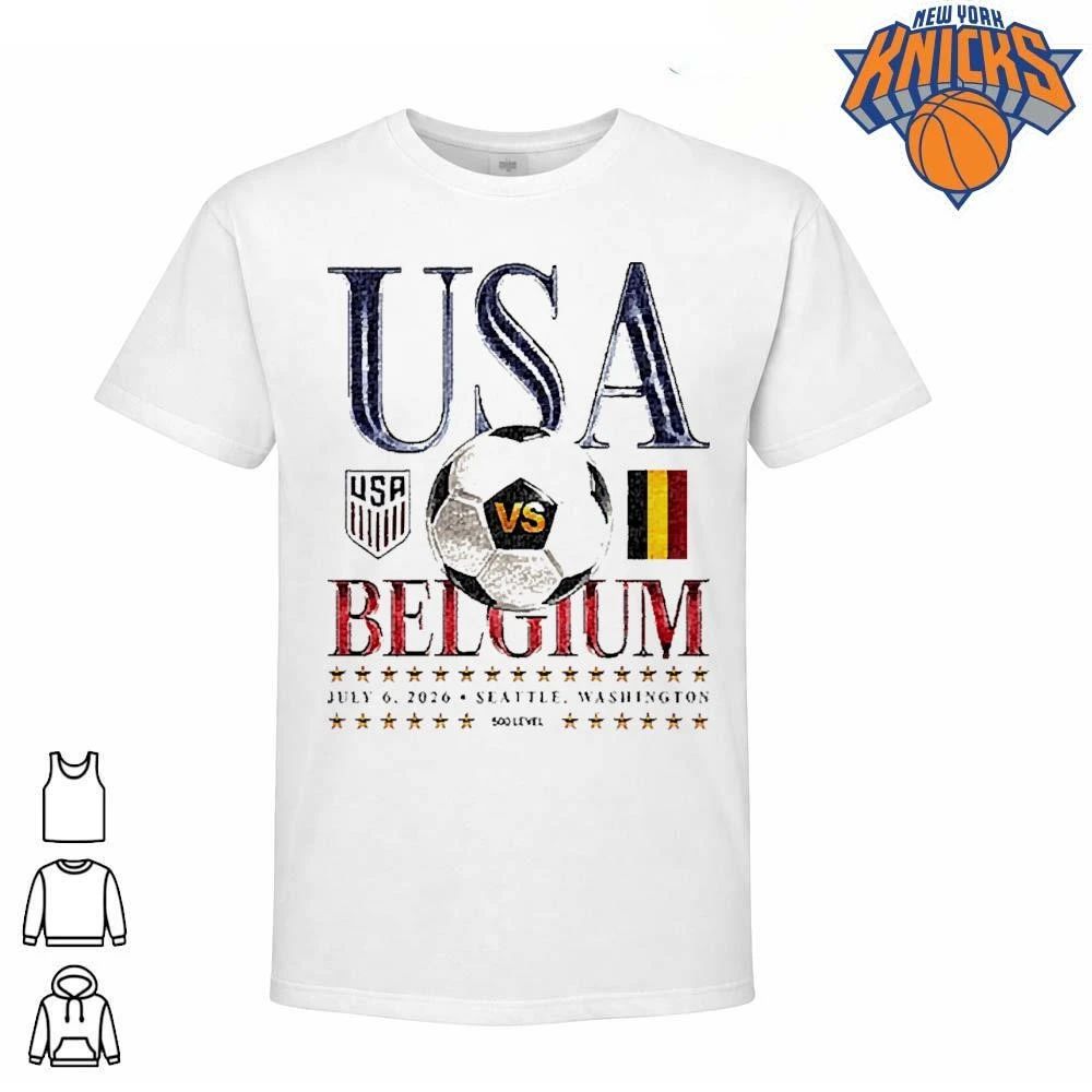 USMNT Vs. Belgium WC 2026 Match Up Shirt