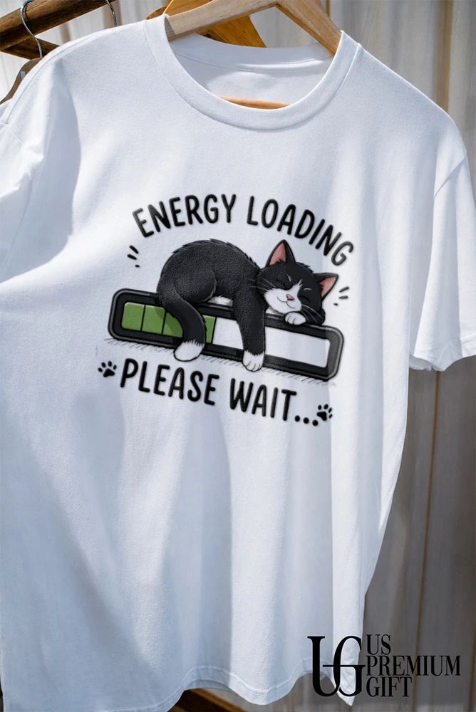 Cat Energy Loading please wait shirt