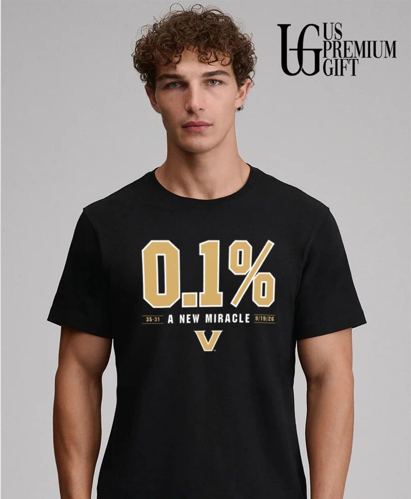 The 0.1 percent Chance a new Miracle Vanderbilt Commodores football shirt