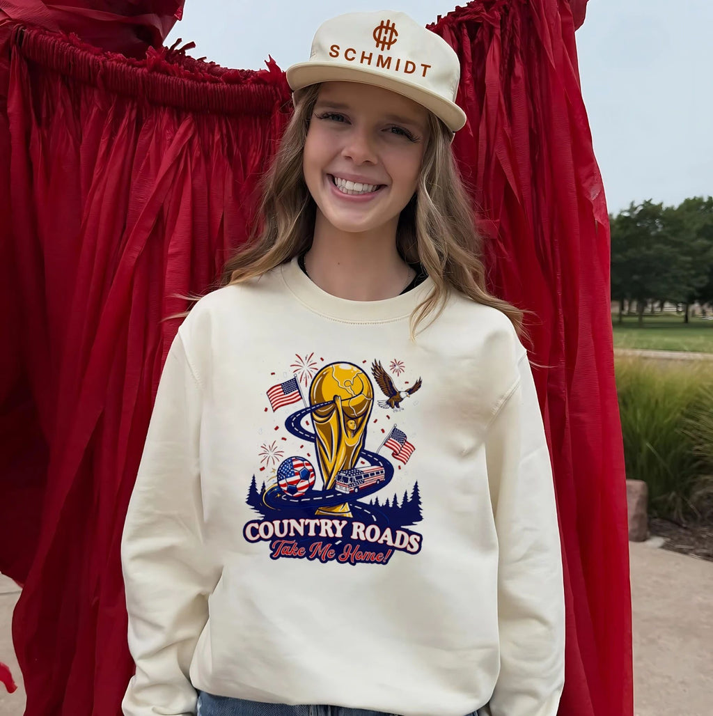 Country Roads Take Me Home World Cup Soccer USA shirt