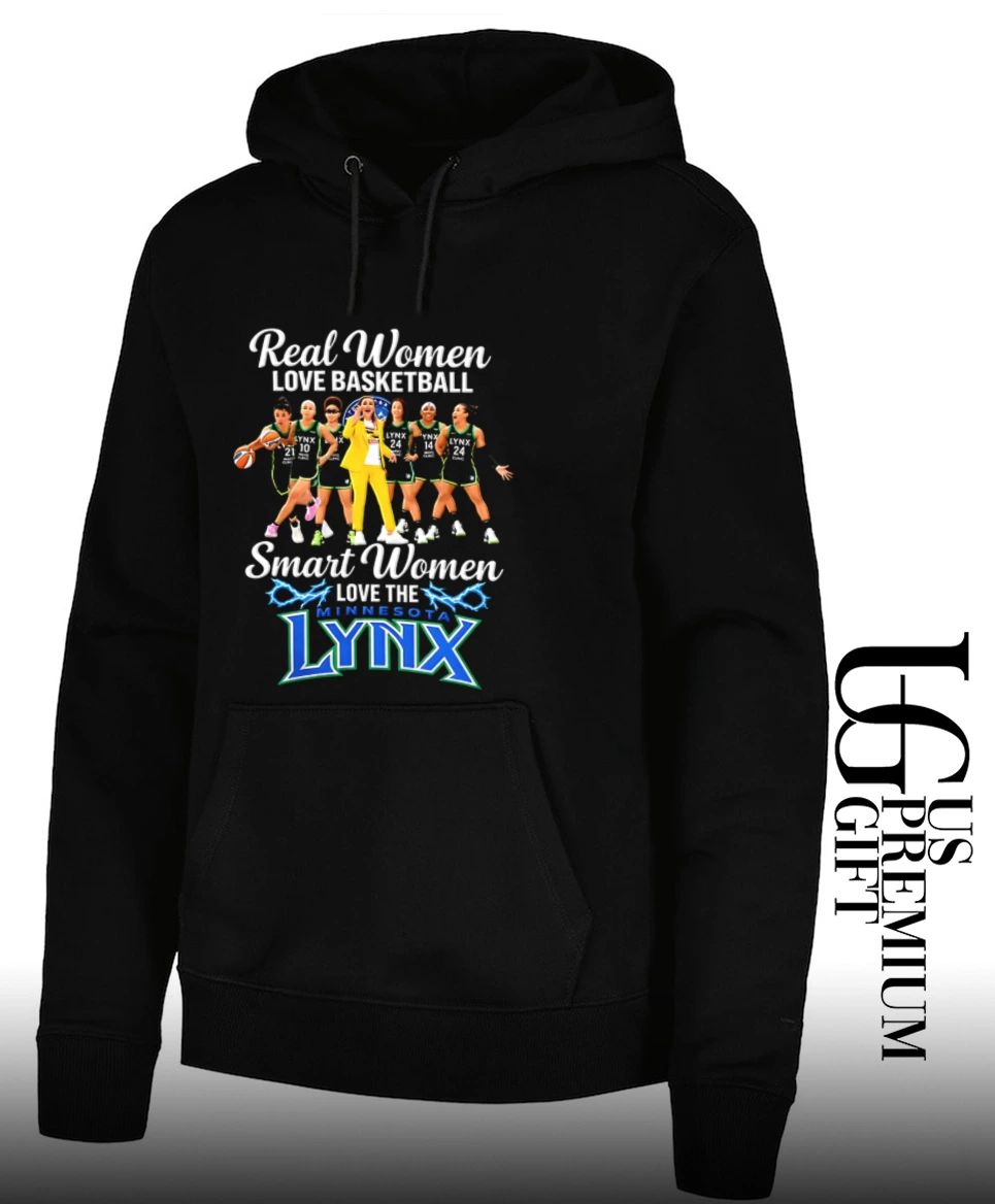 Real Women Love Basketball Smart Women Love Minnesota Lynx WNBA 2026 shirt