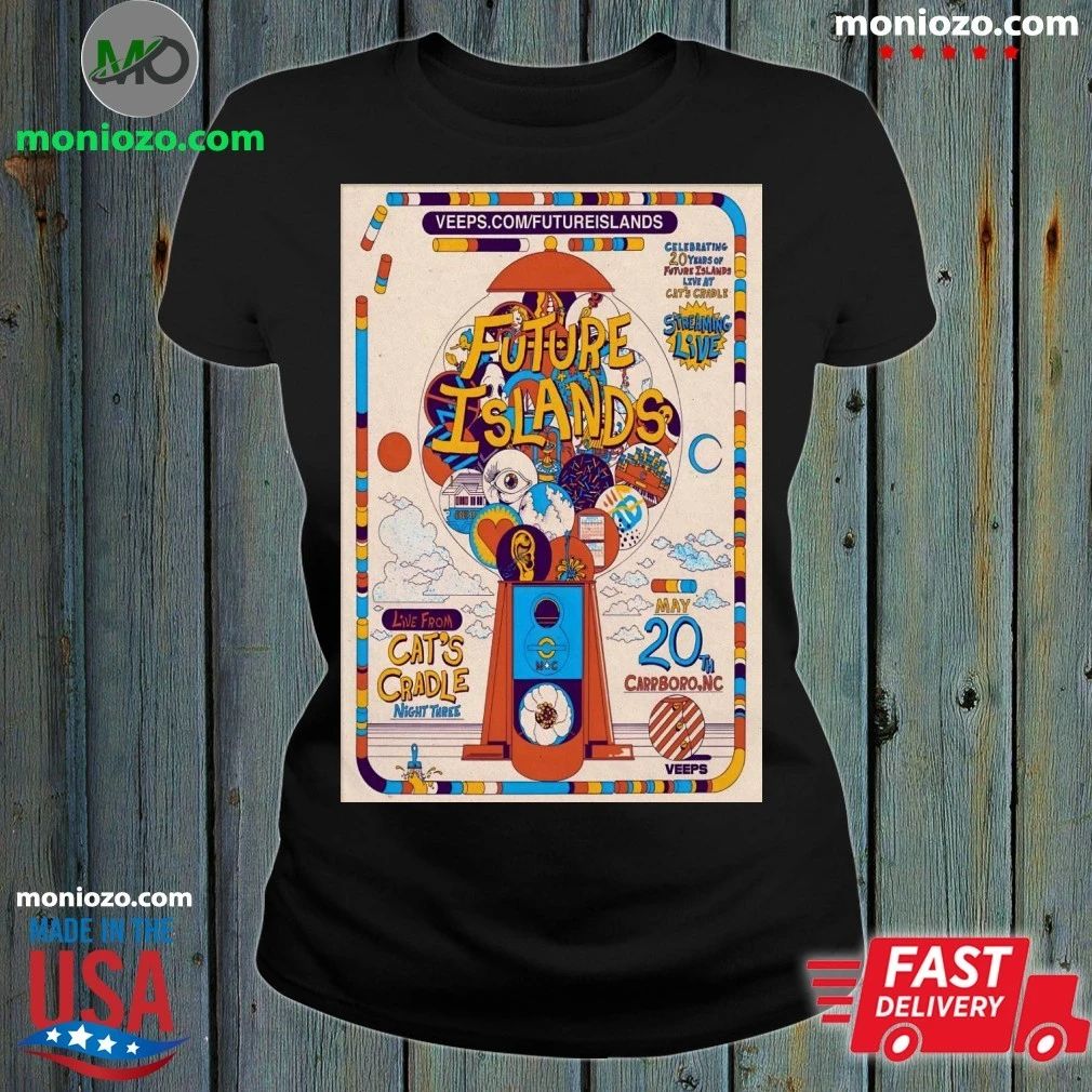 Original Future Islands In Carrboro NC On May 20 2026 Poster Shirt