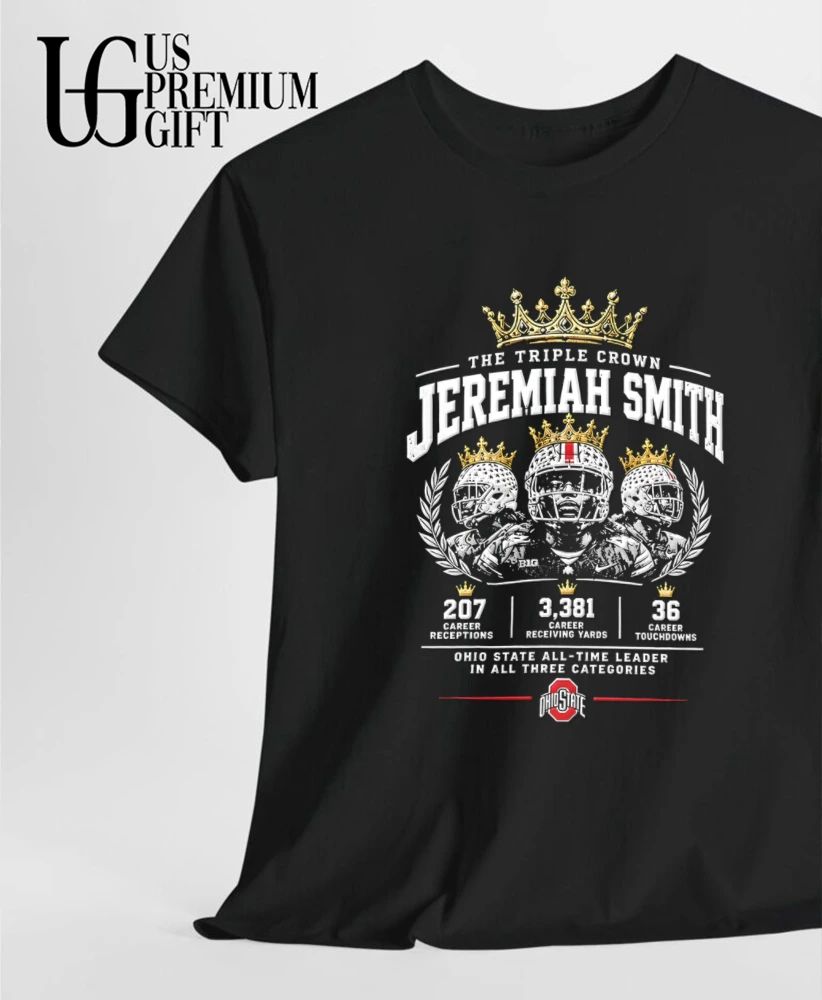 The Triple Crown Jeremiah Smith Ohio State All Time Leader 2026 shirt