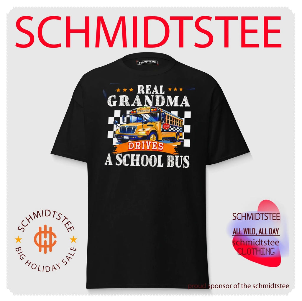 Real grandma drives a school bus vintage shirt