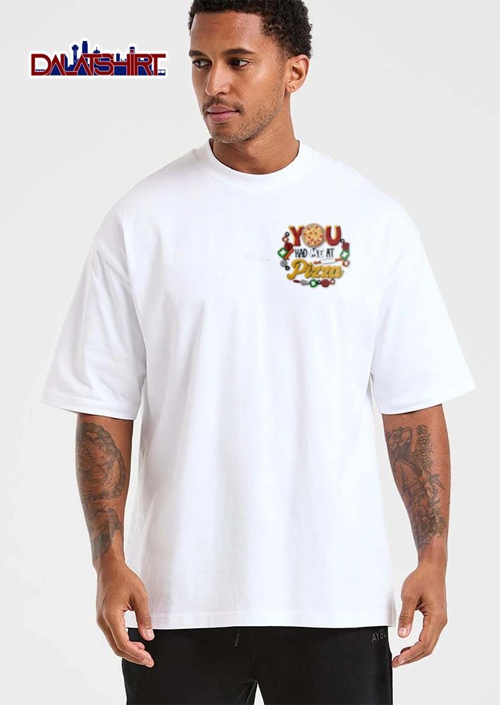 You Had Me At Pizza rolling pin cutter ingredients shirt