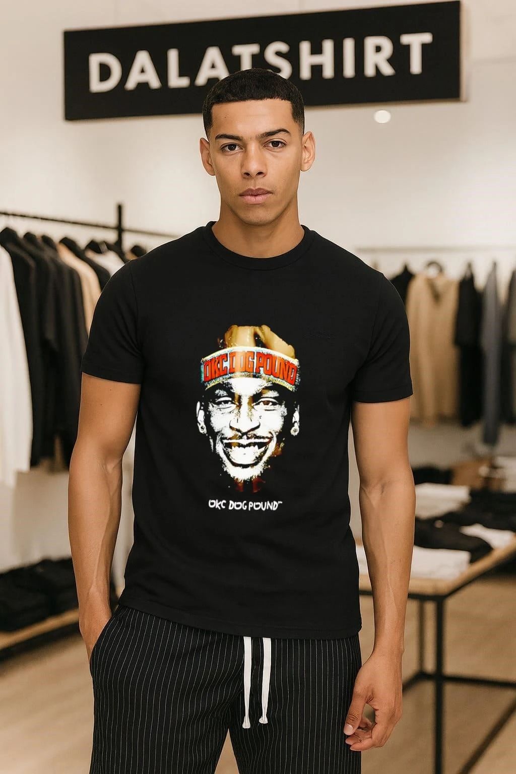 Shai Gilgeous-Alexander Big head OKC Dogg Pound Playoff retro shirt
