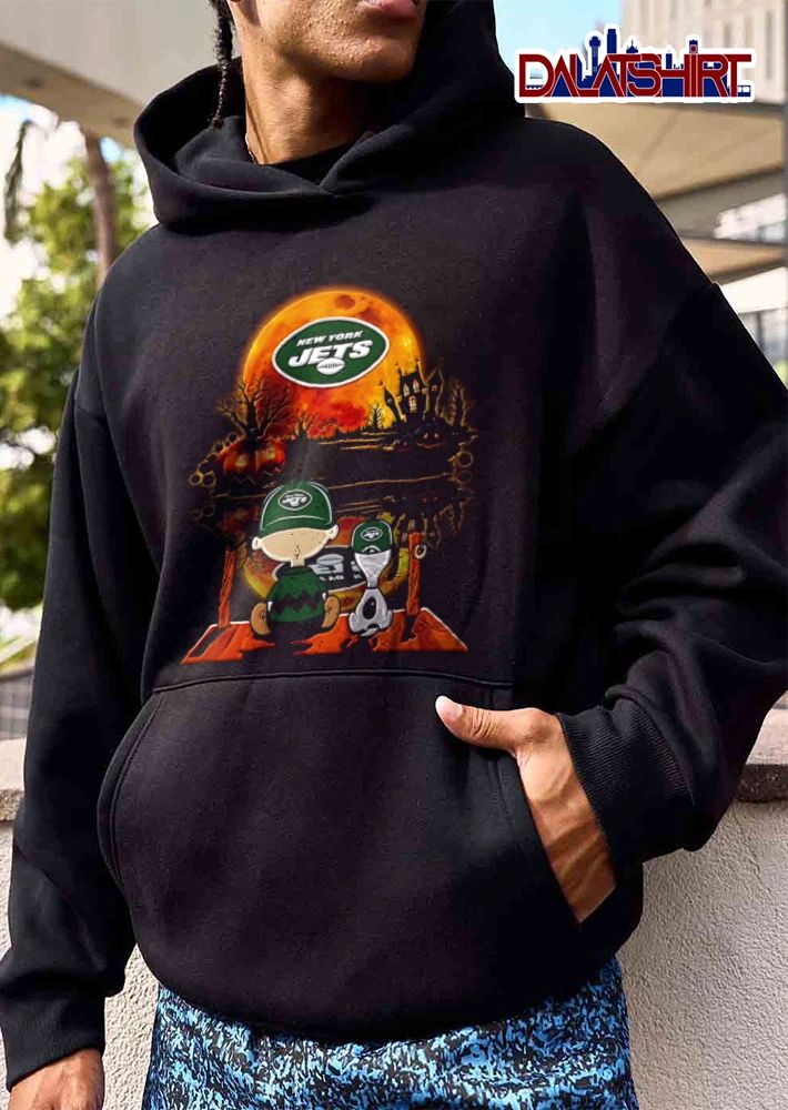 New York Jets x Peanuts Halloween shirt